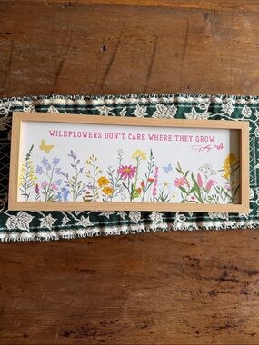 Wildflowers Don't Care Where They Grow - Multicolor Art Print
